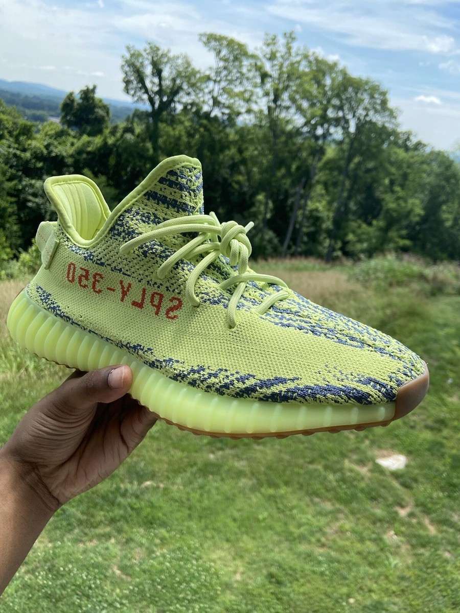 frozen yellow yeezy kids