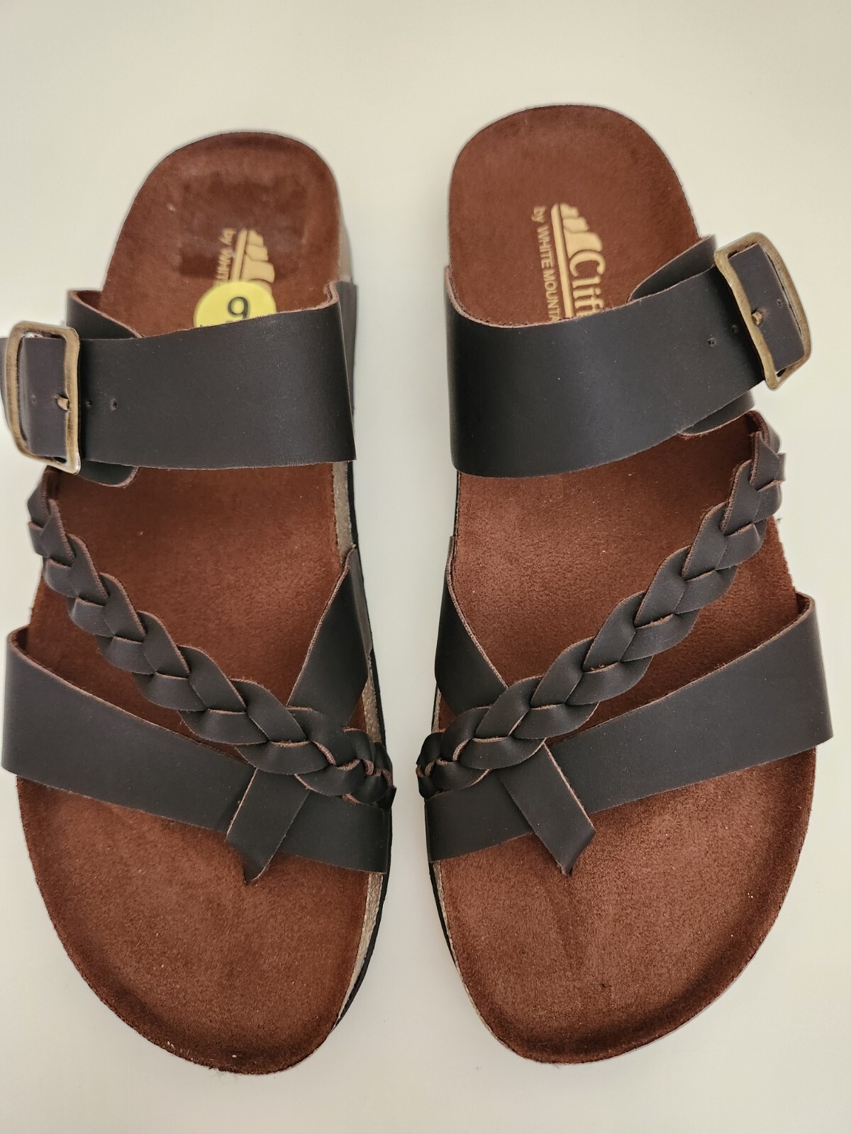 APL Sandalo donna bianco montagna Hazy plantare marrone scuro taglia 9