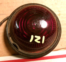 1930s 1940s Vintage Kd-539 Truck Trailer Body Light Red Glass Original