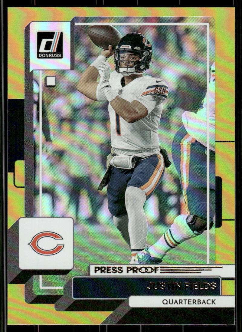 2022 Donruss #79 Justin Fields Premium Press Proof