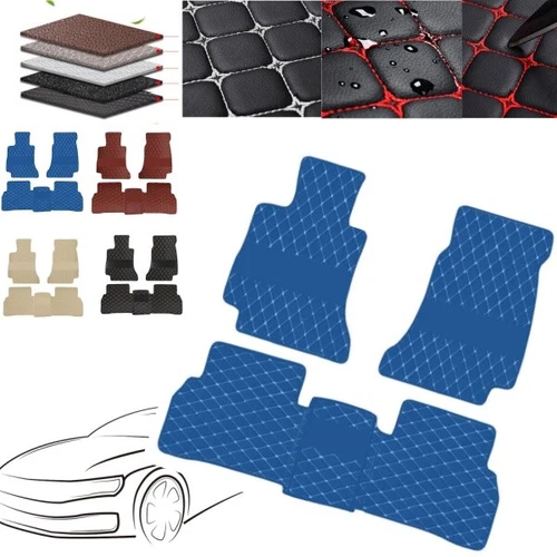 Car Floor Mat For Lincoln All Series Cargo Liners PU Carpet Waterproof Custom - Foto 33 di 42