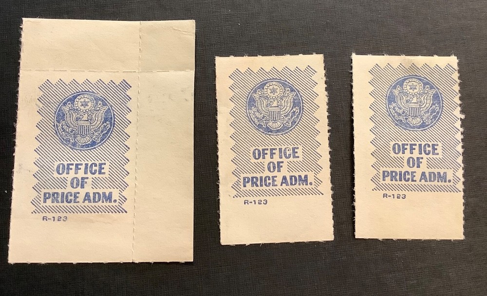 WWII Era Office of Price Administration Poster Stamps (3)