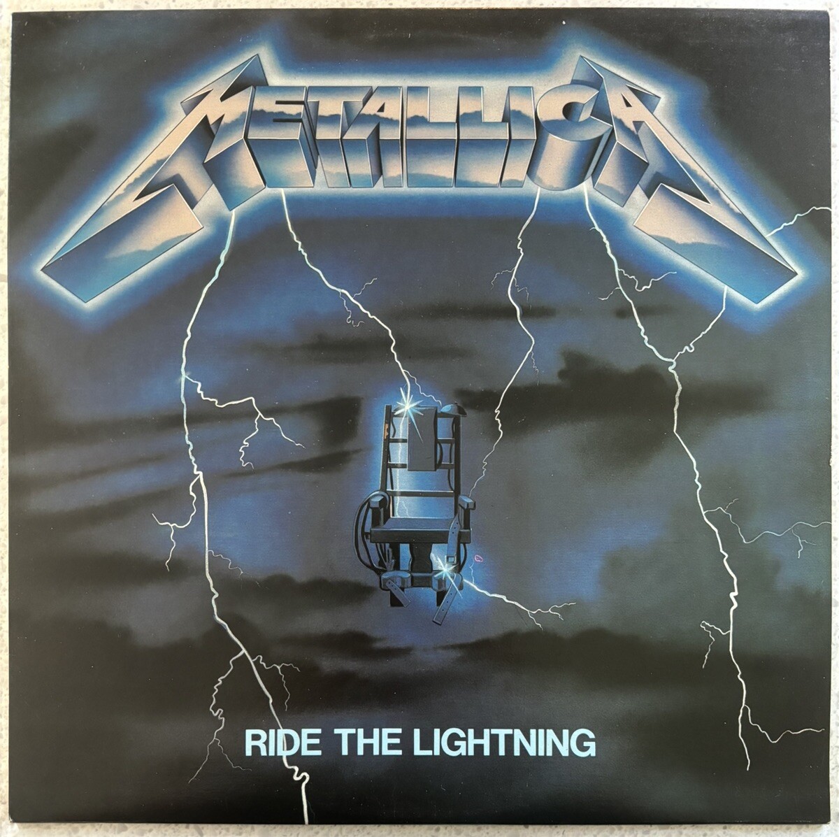 Metallica Ride The Lightning - 1984 Vinyl LP Banzai Records