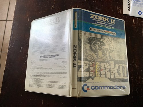 Zork II For Commodore 64 Game Disk French & English Version Clamshell Case Rare - Picture 8 of 24