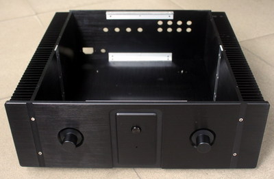Diy HiFi Class A AB Amplifier Aluminum Box Audio Chassis Size D410 W440 H150mm