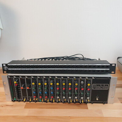 Rebis Rack 200 mit 6 EQs, 4 Gates, 2 De-Esser, VU Meter, Oszillator