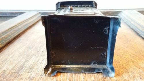 1910 ANTIQUE EDWARDIAN TINPLATE MONEY BOX - WRIGHTS EUREKA STOVE NEW CENTURY 410 - Foto 14 di 15