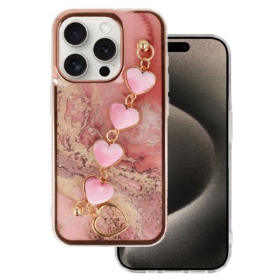 FÜR XIAOMI  POCO X6 5G - GLAMOUR Hülle Handy Back Case Etui Cover MARMOR 6 ROSA