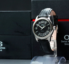 N MINT Box Paper ORIS Classic Date 7578 37mm Black Dial Automatic Men's Watch