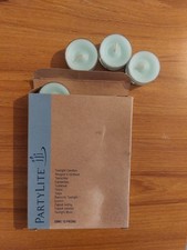 PartyLite V04632 Mountain Waters ? Universal Tealights Candles ? Box of 12