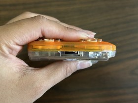 clear orange Bandai Wonderswan Color WSC w/ Backlit IPS Screen-FAST SHIPPING