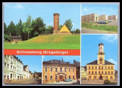 Ansichtskarte Schneeberg / Erzgebirge / DDR