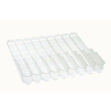 Visibility Slide Clear Plastic 20 Oz Bottle Organizer - 27"L x 27 15/16"W