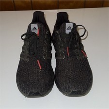 adidas UltraBoost Black Mens Running Shoes Kn...