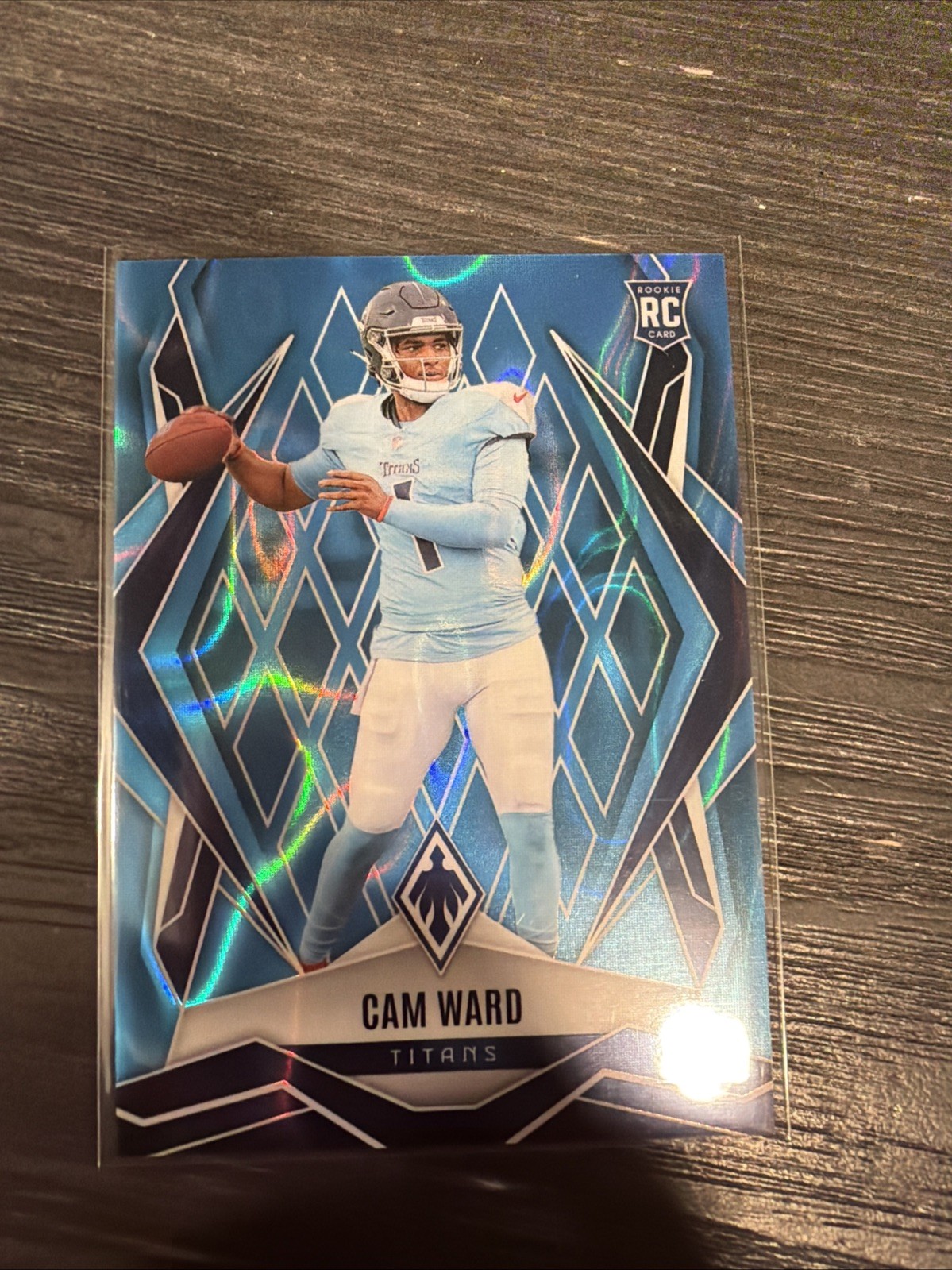2025 Panini Phoenix Rookie Cam Ward #194 (RC) Lazar Blue Light Blue Lava /325