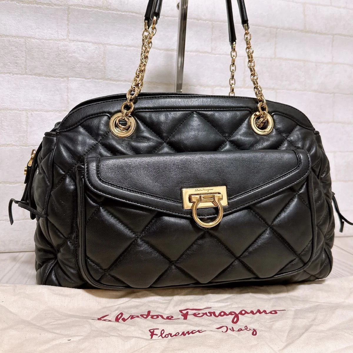 Salvatore Ferragamo Quilted Bags & Handbags for Women for sale | eBay