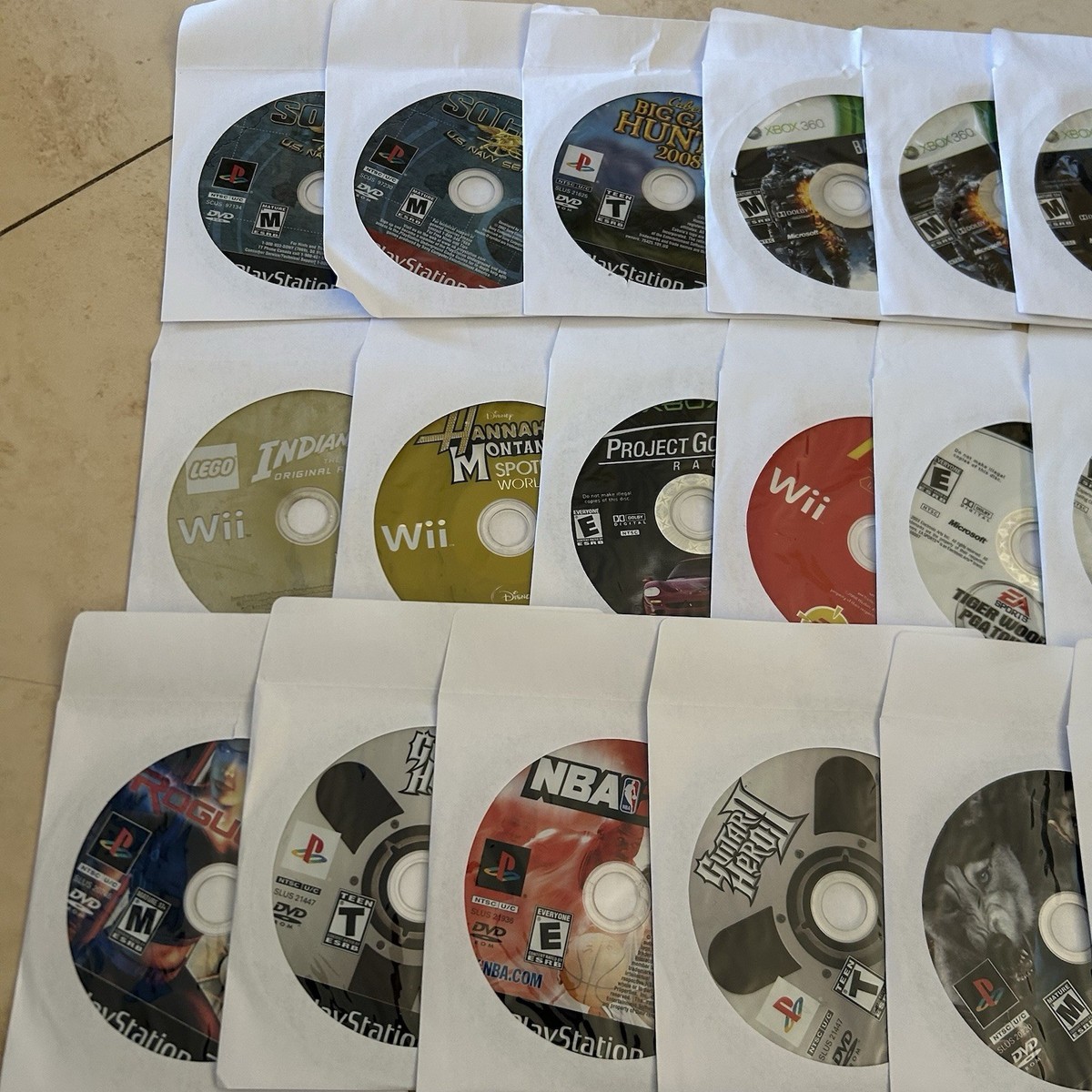 49x Video Game Lot: For Xbox Wii PS3 Ps2 And More~ Disc Only | eBay