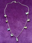 Beautiful Vintage CADORO Bird And Fish Fetish Chain Necklace Unique! RARE 14.5” — photo 1