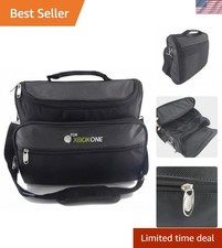 Black Console Travel Bag for XBOX One  360 - Detachable Shoulder Strap Included
