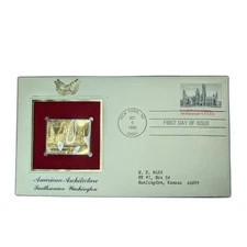 American Architecture – Smithsonian Institution– Gold Stamp Replica – 1980