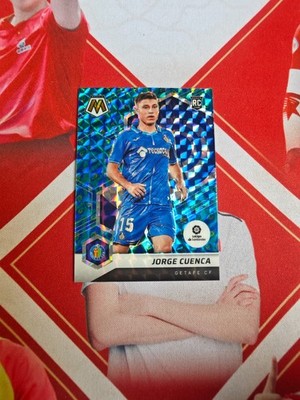 2021-22 Panini Mosaic La Liga Base Rookie Peacock Prizm Jorge Cuenca SP