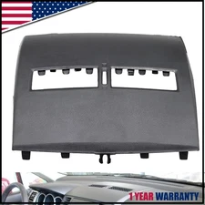 07-12 For Nissan Versa NEW Black Front Upper Top Center Dash Air Vent Trim Bezel