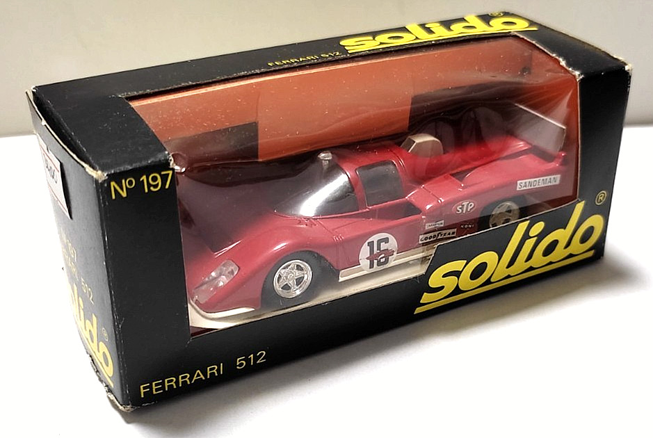 Solido boite metal ferrari 512m 1970 - Modélisme