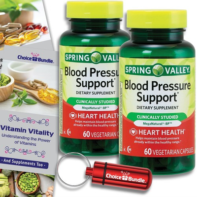 #ad #ad 2 Pack Spring Valley Blood Pressure Support 60 Ct Pill Case amp; Guide $40.88