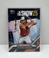 Topps Now 2025 Gunnar Henderson Orioles MLB The Show 25 Cover Athlete Card