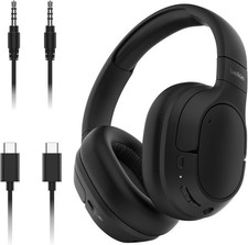 Wireless Hybrid Active Noise Cancelling Headphones with 60H Playtime