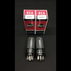 MATCHED PAIR RCA 6V6GT Smoked Glass Amplifier VINTAGE Vacuum Tubes Tested B.9502