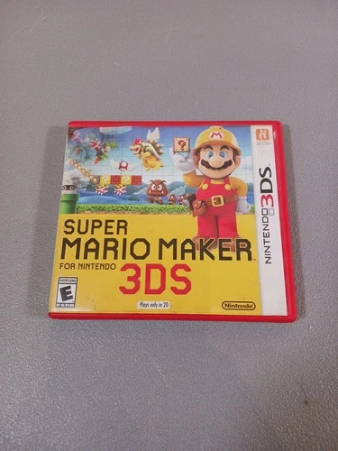 New ListingSuper Mario Maker for Nintendo 3DS Game Case & Game