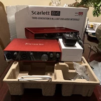 Focusrite Scarlett 8i6 3rd Gen USB Audio Interface original box and cables
