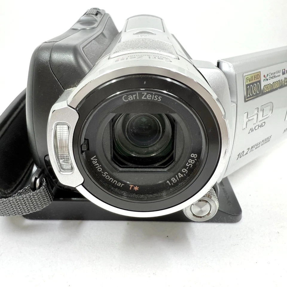 Sony Handycam HDR-SR11  HD Digital Video Camera Silver 12x Zoom Tested w/Battery - Image 3 of 4