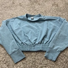 Five The Label The Weekender Crop Sweatshirt Blue YL 