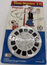 Vintage View Master 3-D Popeye 3-D Pictures Tyco NOS