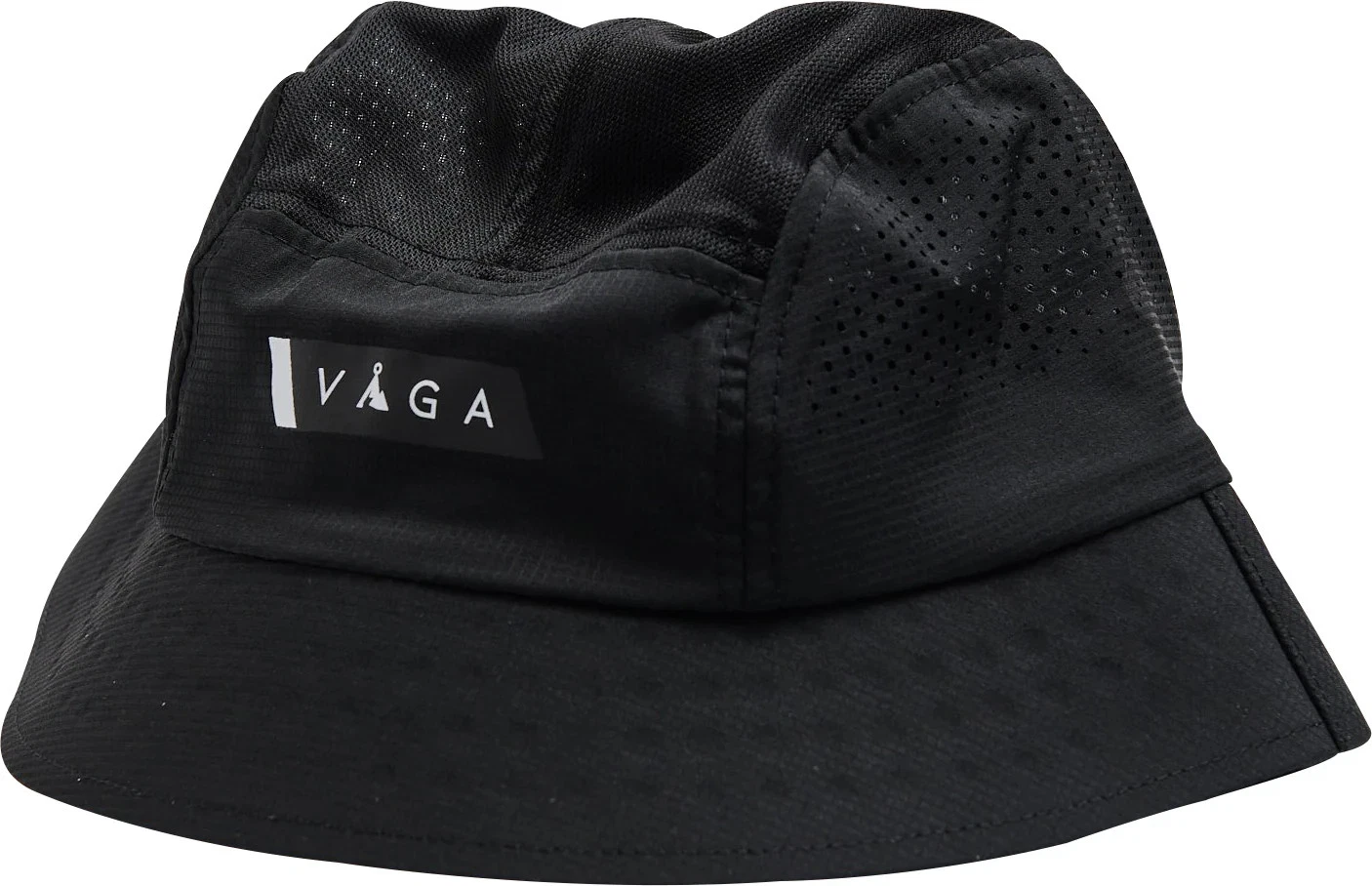 Vaga Feather Running Bucket Hat Black Mens Womens