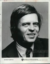 1976 Press Photo Journalist George Plimpton - tup18516