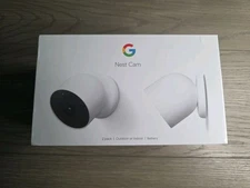 Google Nest Cam (Battery) Indoor/Outdoor Wireless Smart Security Camera (2 Pack)
