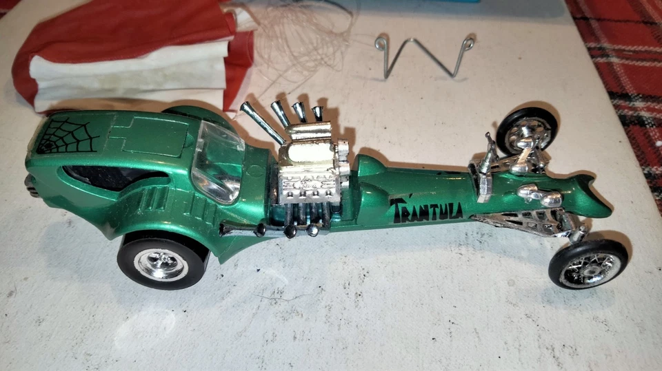 Mattel Dragster Trantula serie Sputafuoco ruote Bruciapista 1969-70 1/43 - Immagine 2 di 4