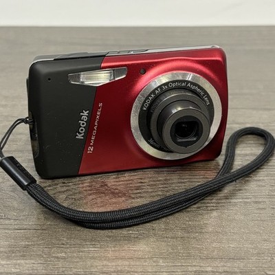 Kodak EasyShare M530 12.0MP Digital Camera Red Point Shoot Tested Works