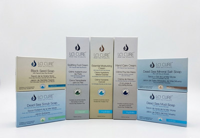 La Cure Dead Sea Skin Care Set 7pcs - Mud & Salt Soap, Moisturizing Cream
