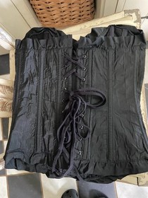 Agent Provocateur Satin Corset GWENDOLINE CORSET black &ndash; Medium C/D Cup RRP&pound;295