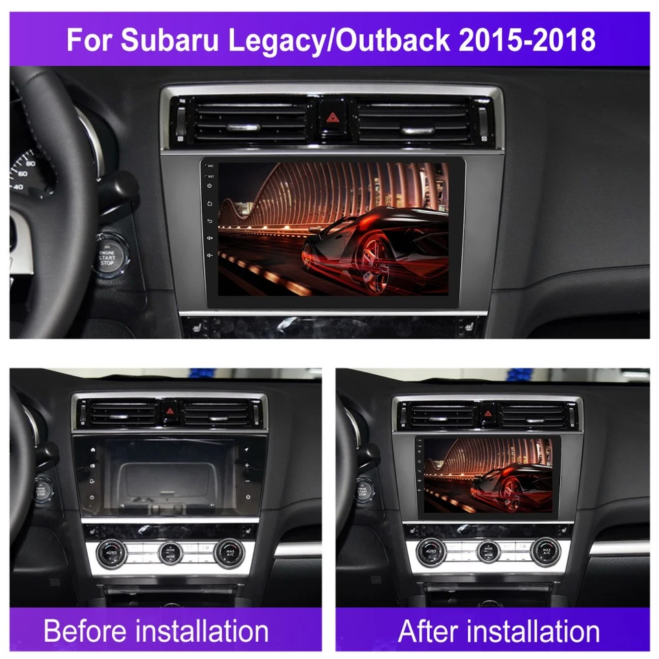 Carplay Android 15 para Subaru Legacy Outback 2015-2018 coche estéreo radio GPS navegación Foto 4 de 4