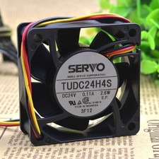 New SERVO TUDC24H4S 24V 0.11A 2.6W 3-Wire cooling fan QW