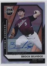 2021 Elite Extra Edition Prime Numbers B Signatures /75 Brock Selvidge Auto 0t1f