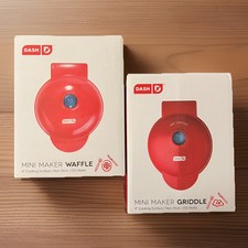 DASH Mini Maker Waffle & DASH Mini Maker Grid...