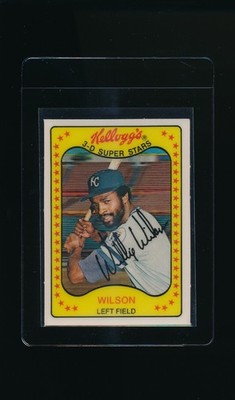 1981 Kellogg's #24 Willie Wilson * Left Field * Kansas City Royals * NM-MT *