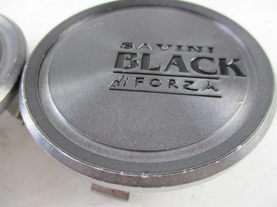 NEGRO DI FORZA SAVINI 2 3/4" DRK. TAPA CENTRAL RUEDA GRIS negra* #C-SA02 (PARA 2) Foto 3 de 4