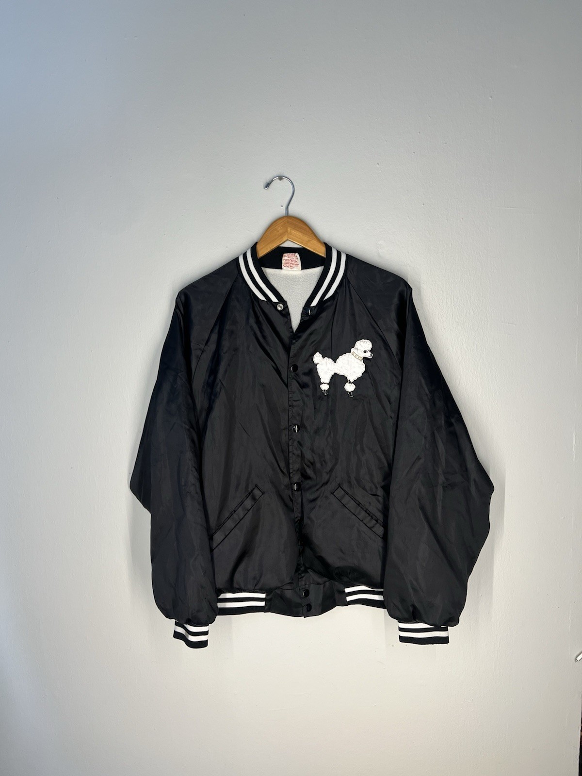 Cardinal Poodle Patch Varsity Jacket Vintage USA … - image 1